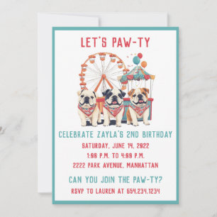 Convite Aniversário Do Inglês Bulls Num Carnaval