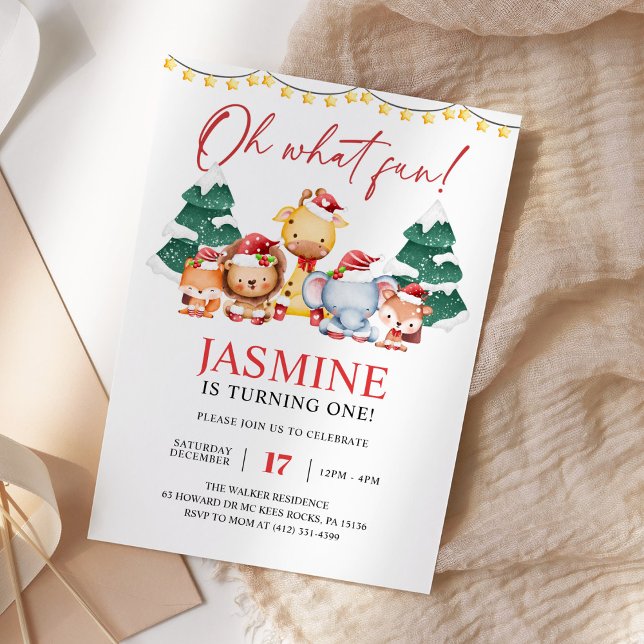 Convite Aniversário do inverno na Floresta de Peste de Nat (Criador carregado)