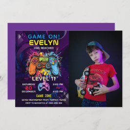 Convite Aniversário do Jogo no Nível Superior