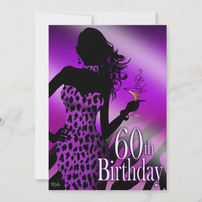 Convite Aniversário do Leopard Zebra (Frente)