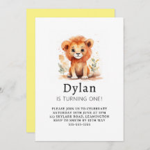 Aniversário do Little Lion Boy