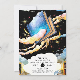 Convite Aniversário do Livro de Histórias da Biblioteca Ma