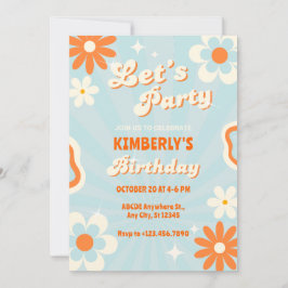 Convite Aniversário do manto azul