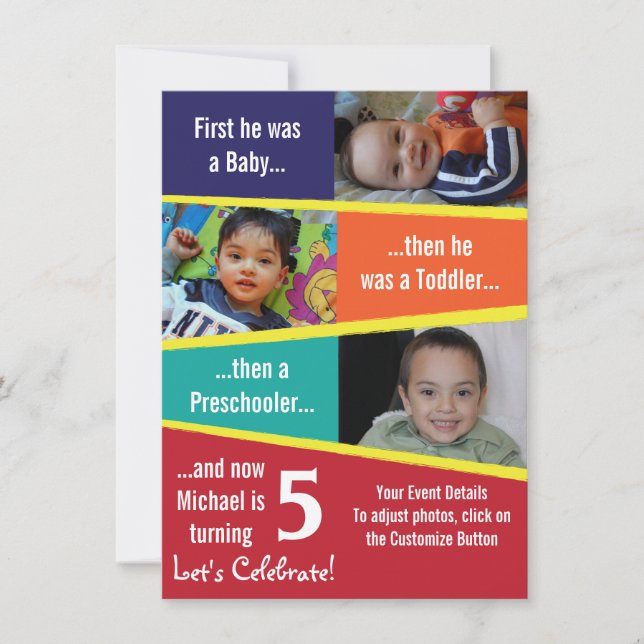 Convite Aniversário do Marco (Frente)