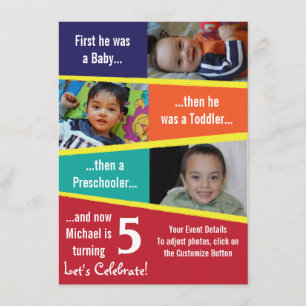 Convite Aniversário do Marco