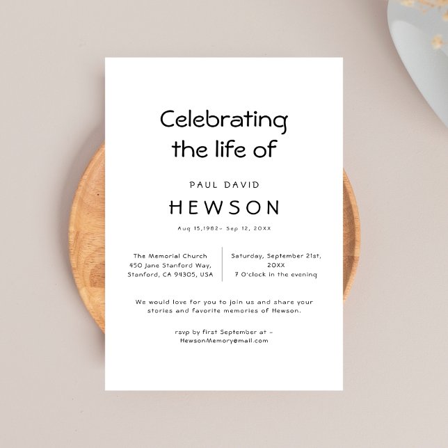 Convite Aniversário do Memorial da Morte do Funeral Negro  (Criador carregado)