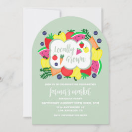 Convite Aniversário do Mercado de Fazendeiros Cultivados L