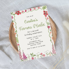 Convite Aniversário do Mercado de Fazendeiros de Jardins F