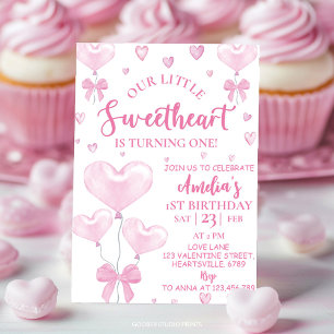 Convite Aniversário do Namorados Swetheart