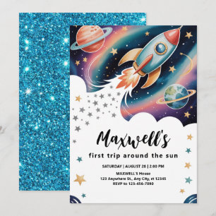 Convite Aniversário do Navio Foguete