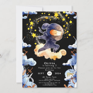 Convite Aniversário do Ninja Personalizado