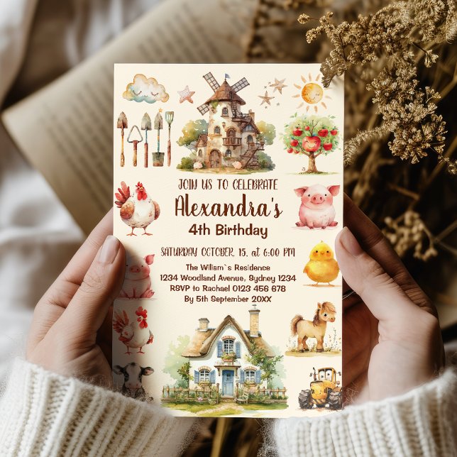 Convite Aniversário do País dos Animais de Exploração (Criador carregado)