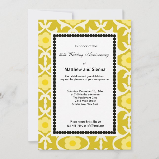 Convite Aniversário do País Francês (Frente)