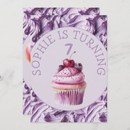 Convite Aniversário do partido Buttercreme