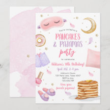 Aniversário do Partido Desmoronante Pancakes Pajam