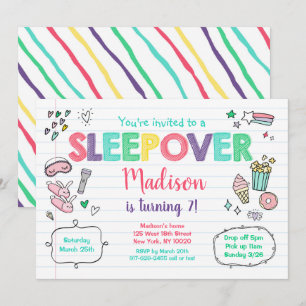 Convite Aniversário do Partido do Desmoronamento do Sleep