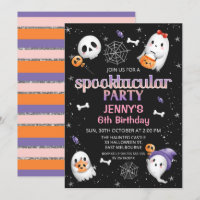 Aniversário do Partido Spooktacular do Halloween d