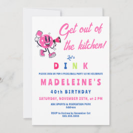 Convite Aniversário do Pickleball