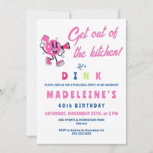 Convite Aniversário do Pickleball