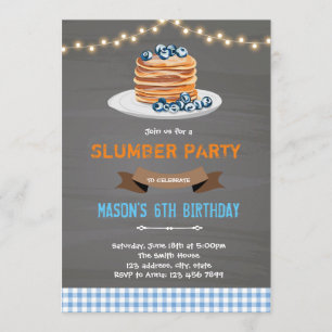 Convite Aniversário do pijama