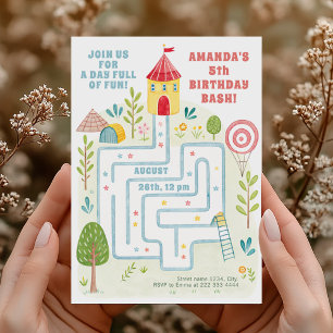 Convite Aniversário do Playground Interior Infantil