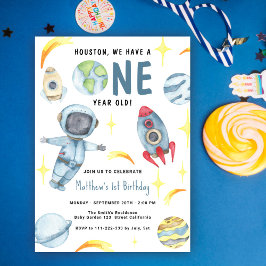 Convite Aniversário do Primeiro Espaço do Astronauta