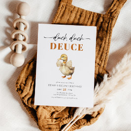 Convite Aniversário do Rapaz do Pato Bonito