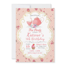 Aniversário do Tea Party. Chá de fraldas do Tea Pa