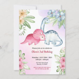 Convite Aniversário do tema Safari Selva