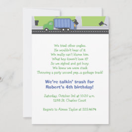Convite Aniversário do Trash Talking