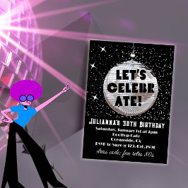 Convite Aniversário do Vamos Celebrate Retro 80s