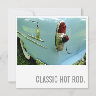 Convite Aniversário do veículo mais de 50 anos - Hot Rod