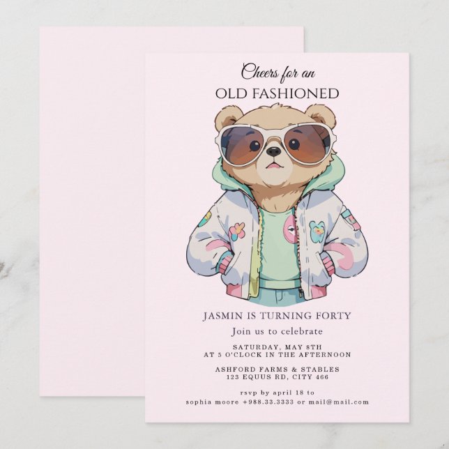 Convite Aniversário do Velho Movimento" (Frente/Verso)