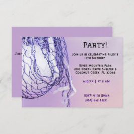 Convite Aniversário do Voleibol Esportivo Roxo