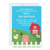 Aniversário dos animais do Barnyard