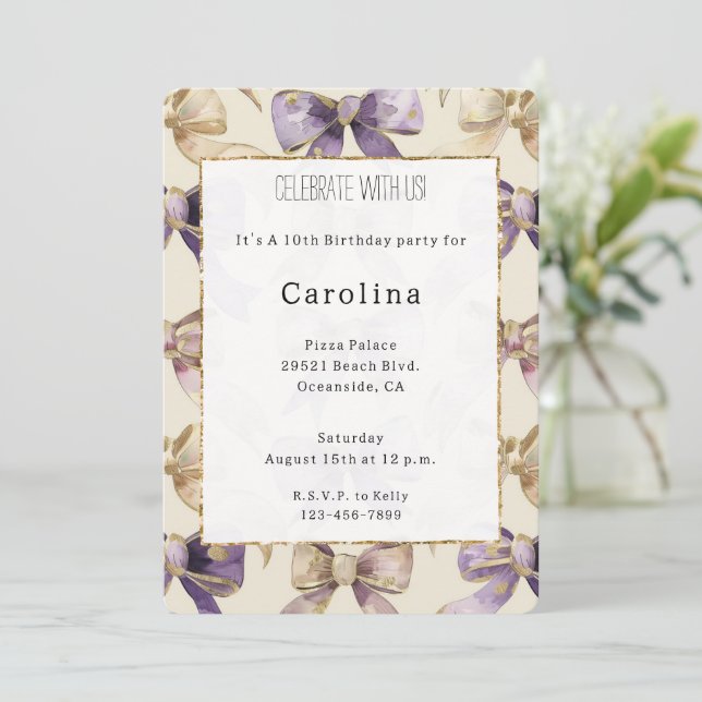 Convite Aniversário dos Arcos Dourados (Em pé/Frente)