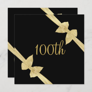 Convite Aniversário dos arcos elegantes do ouro do falso