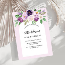 Aniversário dos florais cor-de-rosa