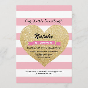 Convite Aniversário dos namorados nosso querido pequeno