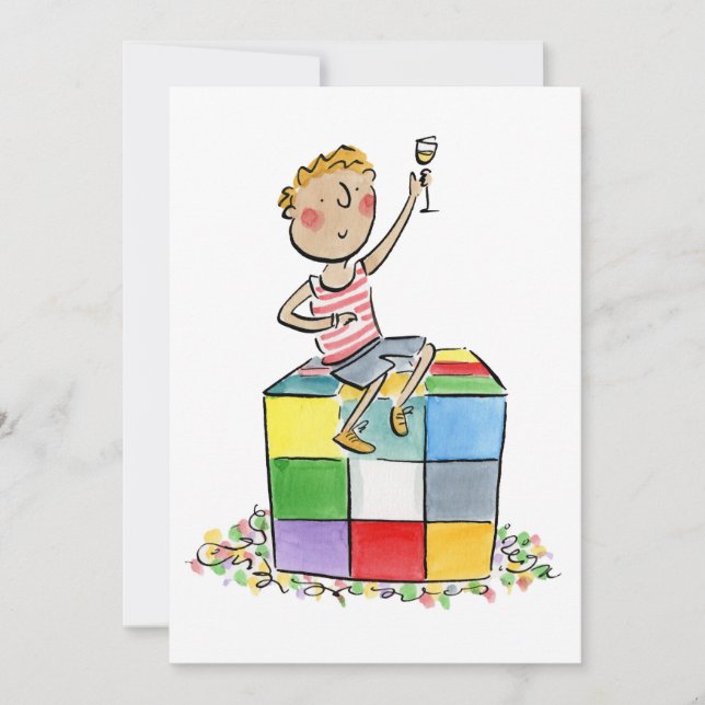 Convite Aniversário dos Oitanos (Frente)