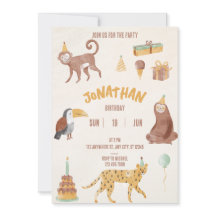 Aniversário dos Pequenos Animais da Selva