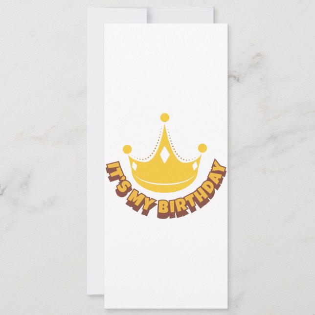 Convite Aniversário É meu aniversário - Ideia do Presente (Frente)