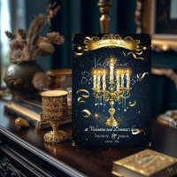 Aniversário Elegante à Luz de Velas | Tema Dourado