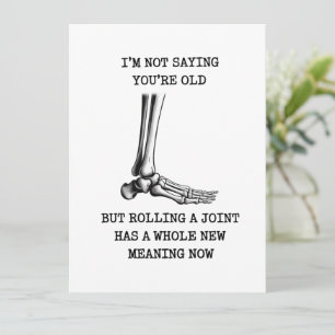 Convite Aniversário Engraçado Marido Conjunto Envelhecendo