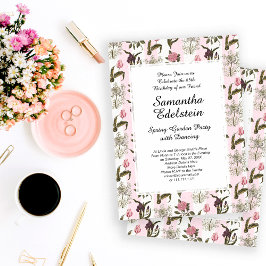 Convite Aniversário Floral do Jardim Inglês Antigo