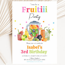 Convite Aniversário Fruitti