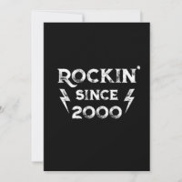 Aniversário Gift Classic Rock para os anos 2000