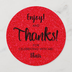 Convite Aniversário Jante Placa Obrigado