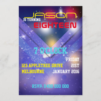 CONVITE ANIVERSÁRIO MASCULINO