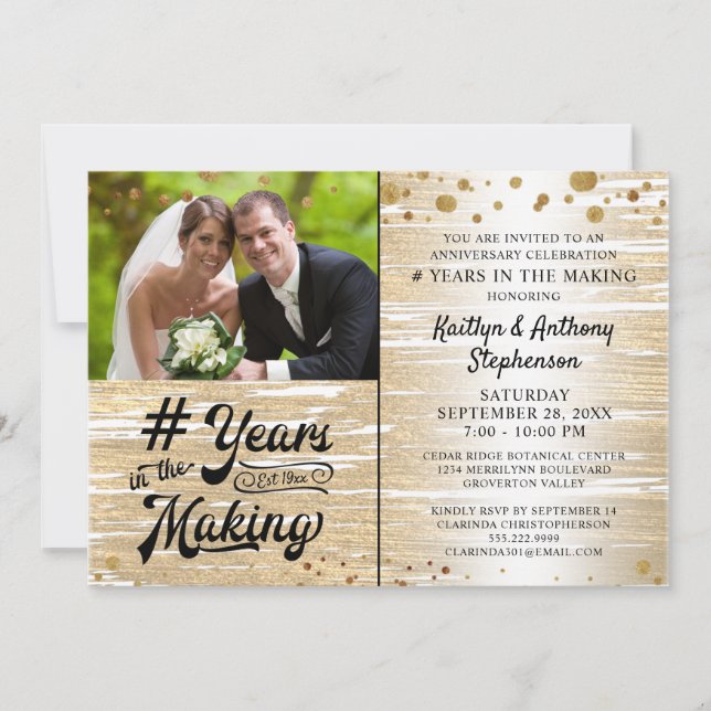 Convite Aniversário Ouro Preto ANOS EM CONSTRUÇÃO (Frente)